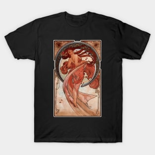 Aphonse Mucha Dance T-Shirt